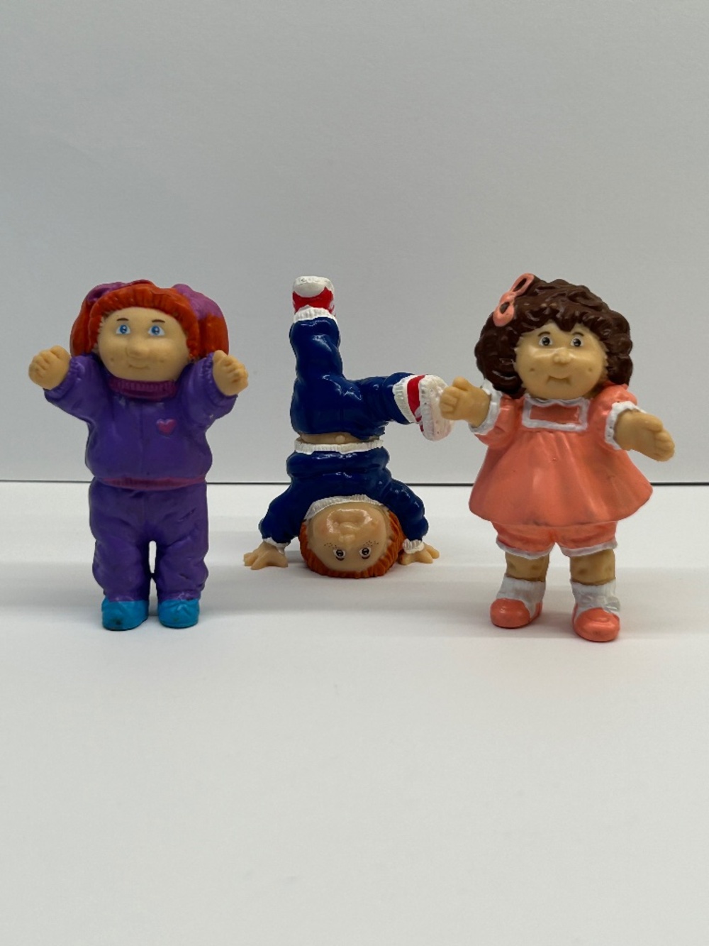 Vintage 80s Cabbage Patch Kids Figures Set Of 3 (OA2)